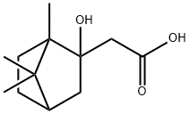 Bicyclo[2.2.1]heptane-2-acetic acid, 2-hydroxy-1,7,7-trimethyl- (9CI),790648-13-4,结构式