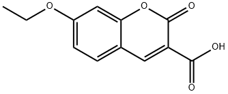 7-エトキシ-2-オキソ-2H-クロメン-3-カルボン酸 化学構造式