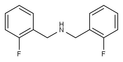 bis[(2-fluorophenyl)methyl]amine Structure