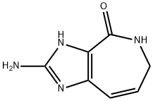 Imidazo[4,5-c]azepin-4(1H)-one,  2-amino-5,6-dihydro-  (9CI) Struktur