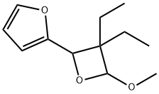 Furan, 2-(3,3-diethyl-4-methoxy-2-oxetanyl)- (9CI),790665-13-3,结构式