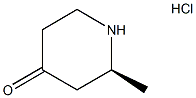(2S)-2-methylpiperidin-4-one hydrochloride Structure