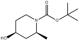 (2S,4S)-4-羟基-2-甲基哌啶-1-羧酸叔丁酯, 790667-99-1, 结构式
