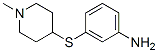 Benzenamine, 3-[(1-methyl-4-piperidinyl)thio]- (9CI)|