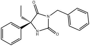 (5S)-5-乙基-5-苯基-3-苄基-2,4-咪唑-5-乙基-5-苯基-3-(苯甲基)-乙内酰脲,790676-40-3,结构式
