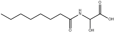 Acetic  acid,  hydroxy[(1-oxooctyl)amino]-  (9CI) Structure