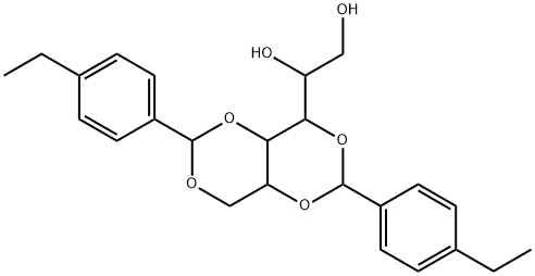 双(4-乙基亚苯基)山梨醇, 79072-96-1, 结构式