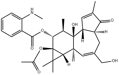 サピントキシンA 化学構造式