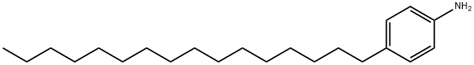 4-ヘキサデシルアニリン 化学構造式