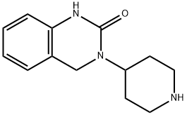 3-(ピペリジン-4-イル)-1,2,3,4-テトラヒドロキナゾリン-2-オン 化学構造式