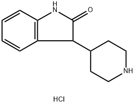3-(哌啶-4-基)吲哚啉-2-酮盐酸盐, 79098-85-4, 结构式