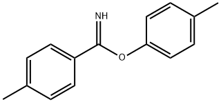 Benzenecarboximidic acid, 4-methyl-, 4-methylphenyl ester (9CI) Struktur