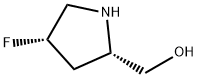 (2S,4S)-4-氟-2-吡咯烷甲醇, 791060-66-7, 结构式