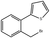 2-[2-(BROMOMETHYL)PHENYL]THIOPHENE Structure