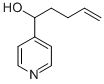 1-PYRIDIN-4-YL-PENT-4-EN-1-OL 化学構造式