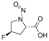 L-Proline, 4-fluoro-1-nitroso-, trans- (9CI) 结构式
