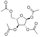 1,2,3,5-四-O-乙酰基-Α-L-阿拉伯呋喃糖, 79120-81-3, 结构式