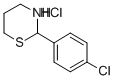 2-(p-Chlorophenyl)tetrahydro-2H-1,3-thiazine hydrochloride|