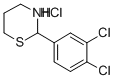2-(3,4-Dichlorophenyl)tetrahydro-2H-1,3-thiazine hydrochloride Structure