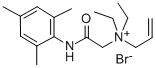 N,N-Diethyl-N-(2-oxo-2-((2,4,6-trimethylphenyl)amino)ethyl)-2-propen-1 -aminium bromide Structure