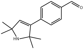 Benzaldehyde, 4-(2,5-dihydro-2,2,5,5-tetramethyl-1H-pyrrol-3-yl)- (9CI) Structure