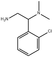 [2-AMINO-1-(2-CHLOROPHENYL)ETHYL]DIMETHYLAMINE,791601-04-2,结构式