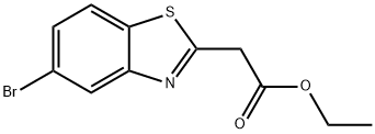 ETHYL 2-(5-BROMOBENZO[D]THIAZOL-2-YL)ACETATE Struktur