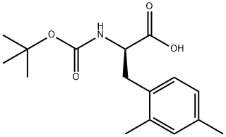 BOC-D-2,4-DIMETHYLPHE Structure