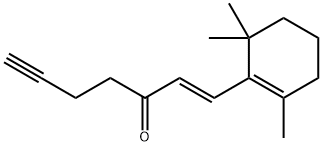 1-Hepten-6-yn-3-one,1-(2,6,6-trimethyl-1-cyclohexen-1-yl)-,(1E)-(9CI) 结构式