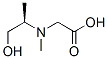 Glycine, N-[(1R)-2-hydroxy-1-methylethyl]-N-methyl- (9CI) Struktur