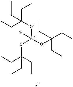 三[(3-乙基-3-戊基)氧]氢化铝锂,79172-99-9,结构式