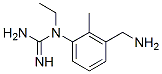 Guanidine, N-[3-(aminomethyl)-2-methylphenyl]-N-ethyl- (9CI) Structure