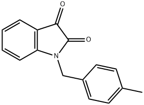 1-(4-METHYLBENZYL)-1H-INDOLE-2,3-DIONE Struktur