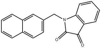 1-(2-NAPHTHALENYLMETHYL)-1H-INDOLE-2,3-DIONE Structure