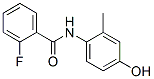 Benzamide, 2-fluoro-N-(4-hydroxy-2-methylphenyl)- (9CI) Structure
