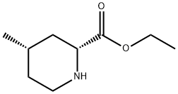 (2R-cis)-4-Methyl-2-piperidinecarboxylic Acid Ethyl Ester Struktur