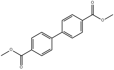 4,4'-ビフェニルジカルボン酸ジメチル 化学構造式