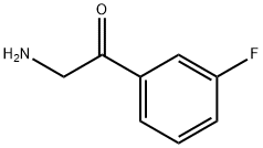 Ethanone, 2-amino-1-(3-fluorophenyl)- (9CI) 化学構造式