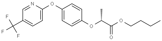 精吡氟禾草灵,79241-46-6,结构式