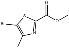 5-溴-4-甲基噻唑-2-羧酸甲酯, 79247-79-3, 结构式