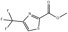 2-Thiazolecarboxylic  acid,4-(trifluoromethyl)-,methyl  ester Structure
