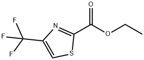 4-TRIFLUOROMETHYLTHIAZOLE-2-CARBOXYLIC ACID ETHYL ESTER Struktur