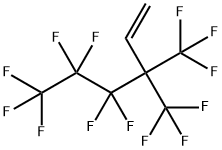 HEPTAFLUORO-3,3-BIS(TRIFLUOROMETHYL)-1-HEXENE Struktur