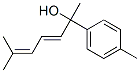 Benzenemethanol, alpha,4-dimethyl-alpha-(4-methyl-1,3-pentadienyl)- (9CI) Struktur