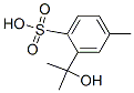 Benzenesulfonic acid, 2-(1-hydroxy-1-methylethyl)-4-methyl- (9CI) Struktur