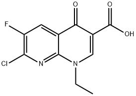 7-CHLORO-1-ETHYL-6-FLUORO-4-OXO-1,4-DIHYDRO-[1,8]NAPHTHYRIDINE-3-CARBOXYLIC ACID