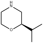 (R)-2-isopropylmorpholine 化学構造式