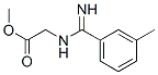 Glycine, N-[imino(3-methylphenyl)methyl]-, methyl ester (9CI) Structure