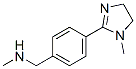 Benzenemethanamine, 4-(4,5-dihydro-1-methyl-1H-imidazol-2-yl)-N-methyl- (9CI) Structure