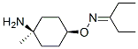 3-Pentanone,O-(trans-4-amino-4-methylcyclohexyl)oxime(9CI) 化学構造式